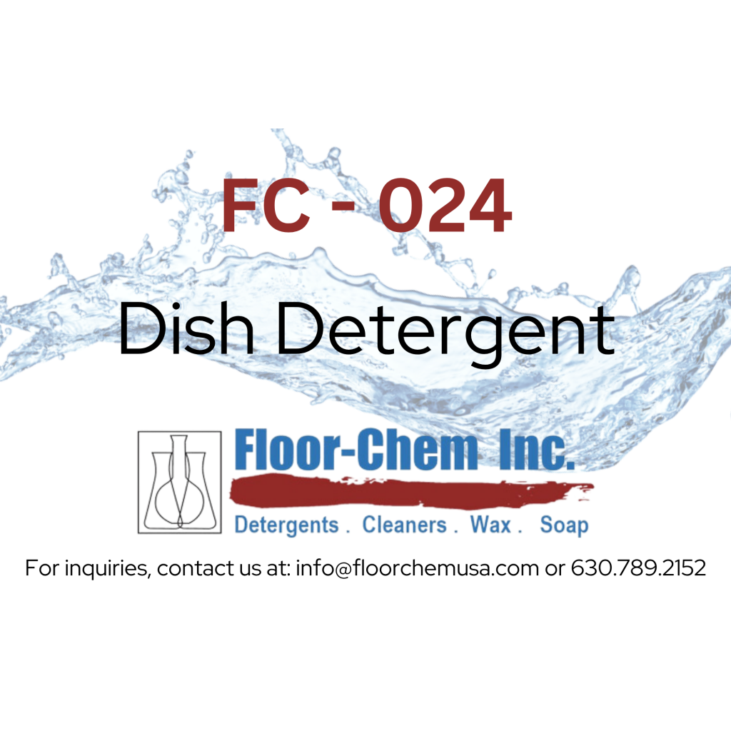 FC 024 Liquid Dish wash<br> Clear Soap  <br>No dye or scent