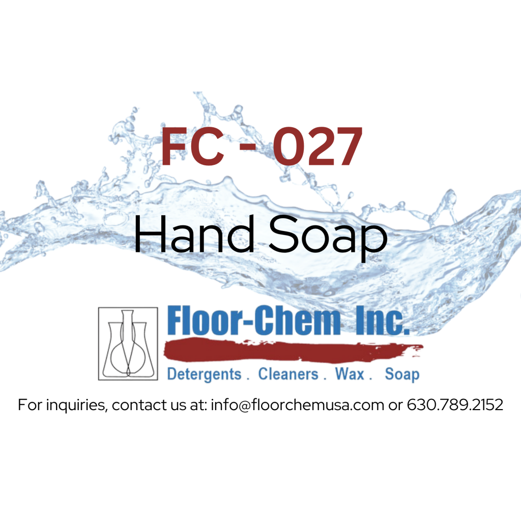 FC-027 Liquid Hand Soap <br>Clear Soap No dye or scent <br>Liquid Soap