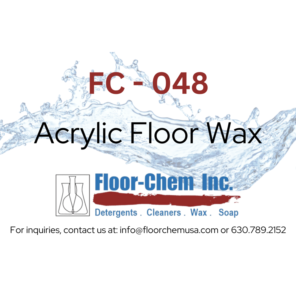 FC-048 Floor Wax Acrylic <br>Concentrate sealer (customized %) solution<br> Cleaner Degreaser